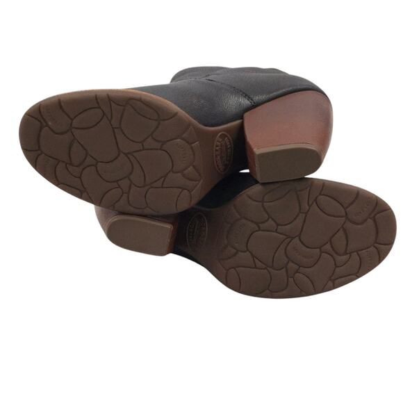 Kork-Ease Castaneda Boots Leather Heeled Ankle Booties Minimalist Fall - Picture 8 of 11